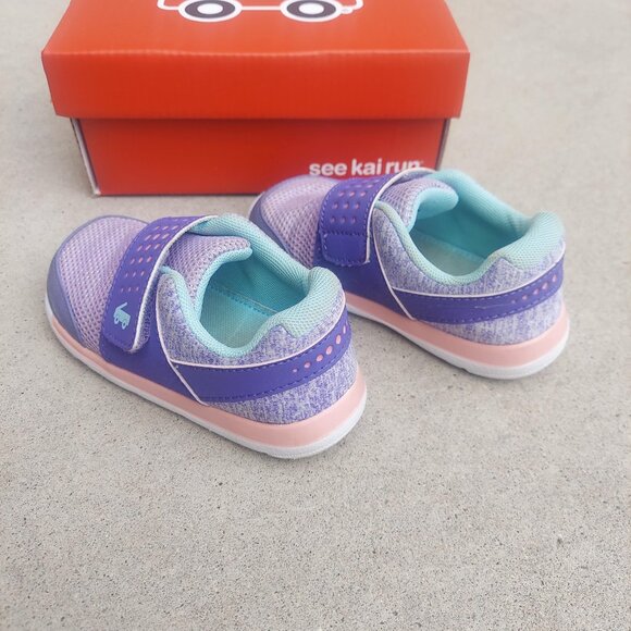 See Kai Run Ryder II Flexirun Purple/Mint - Picture 6 of 8